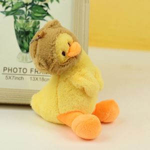 New Creative Crooked Duck Plush Keychain Cute Yellow Duck Doll Pendant for <b>Bags</b> Fun Animal Toy <b>Gift</b> for Kids - Product Image 5
