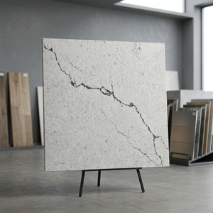 Azulejos de Cerámica Brillantes con Aspecto de Mármol Antibacteriano de Primera Calidad, 16x16 Pulgadas, Impresión Digital para Interiores - Product Image 2