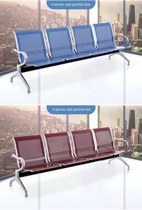 Ghế xốp 3 chỗ ngồi hiện đại dành cho khu vực chờ công cộng, bệnh viện, sân bay, nội thất thương mại, thiết kế hiện đại - Product Image 5