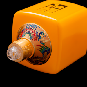 Botella de <span class=keywords><strong>Licor</strong></span> Vacía Cuadrada de Vidrio Amarillo al por Mayor, 500ml, Botella para <span class=keywords><strong>Vodka</strong></span>, Whisky y Licores, Personalizable - Product Image 2