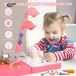 Máy chiếu phác thảo nghệ thuật với câu đố 3D theo dõi và vẽ máy chiếu bao gồm 24 hình ảnh chiếu học cách vẽ đồ chơi trẻ em vẽ - Product Image 2