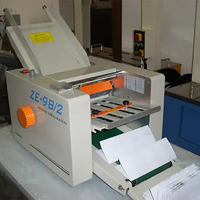 Plieuse de papier de livret de ZE-8B/4 de fabrication à grande vitesse standard