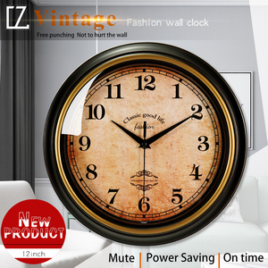 Orologio <span class=keywords><strong>da</strong></span> parete produttore Logo personalizzato Vintage decorazione soggiorno antico orologio <span class=keywords><strong>da</strong></span> parete - Product Image 2