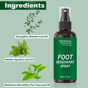 YURHERSU Soins de la peau des pieds <span class=keywords><strong>Spray</strong></span> désodorisant pour les pieds <span class=keywords><strong>Anti</strong></span>-fissuration Enlever les bactéries <span class=keywords><strong>Odeur</strong></span> particulière Déodorant pour les pieds Peeling <span class=keywords><strong>Spray</strong></span> - Product Image 4