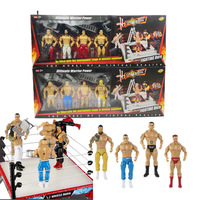 Jouets de lutte pour garçons avec figurines d'action pour enfants, jouets de lutte WWE Ring