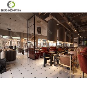 Café de luxe Design Vitrine de boulangerie en verre personnalisée Comptoir de café-bar de haute qualité - Product Image 5