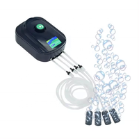 Pompe à air pour aquarium, compresseur d'air pour poissons, 2 sorties, 8 watts