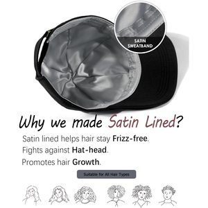 Cappello da papà Vintage Unisex Premium da donna berretto da Baseball foderato in raso a 5 pannelli in tessuto di velluto regolabile in cotone lavato con fodera in seta - Product Image 3