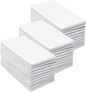 Toalla de Cocina de Algodón Premium Barata, Toalla de Cocina Blanca Lisa en Oferta, Toallas de Cocina de Algodón Blancas Lisas al por Mayor OEM - Product Image 1