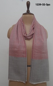 100% <b>Wool</b> Printed <b>Shawl</b> Or Scarf - Product Image 2