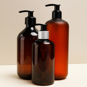 Bouteille à pompe en plastique rechargeable de qualité supérieure 300 ml 400 ml 500 ml pour shampoing, lotion, <span class=keywords><strong>gel</strong></span> douche, emballage de liquides cosmétiques - Product Image 3