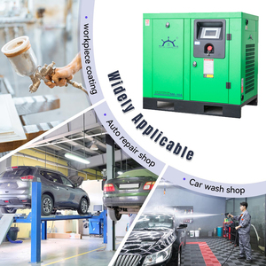 10HP 7.5KW 230V 60Hz 1-fazlı değişken frekans döner vida hava kompresörü 39cfm maksimum basınç <span class=keywords><strong>120psi</strong></span> hava sıkıştırılmış sistemi - Product Image 6