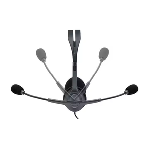 Logitech H111 Casque stéréo filaire original Casque <span class=keywords><strong>Gamer</strong></span> Microphone antibruit Audio 3.5mm pour utilisation téléphonique Bureau - Product Image 2
