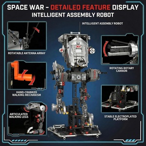 1223 pièces Blocs de construction robot mécanique Empire <span class=keywords><strong>War</strong></span>, modèle à assembler soi-même, kit de construction à petites briques pour ornement de bureau - Product Image 6