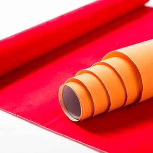 Manufacture Crafting Colorful Self Adhesive Paper Roll High Quality Solid Color Adhesive Film for Kids Play