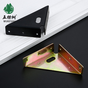 Support d'angle triangulaire Wukeshu en acier laminé à froid zingué pour armoire de lit - Product Image 2