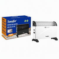 Sonifer SF-6534 Chauffage d'appoint électrique instantané portable à brancher pour la maison, radiateur convector pour l'hiver 750W/1250W/2000W