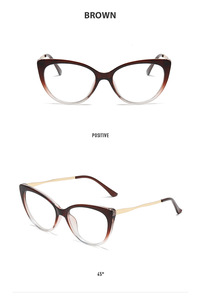 Alla moda Anti luce blu <span class=keywords><strong>occhiali</strong></span> PC per le donne nuova cornice per occhi di gatto Internet celebrità <span class=keywords><strong>occhiali</strong></span> <span class=keywords><strong>con</strong></span> cornice rossa per la lettura - Product Image 3