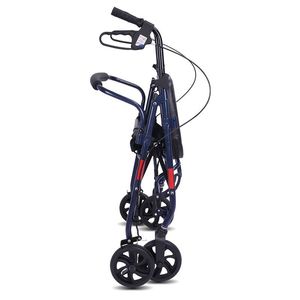 Chariot de courses multifonctionnel pliable avec siège, capacité 100 kg, pour l'assistance à la mobilité des personnes âgées - Product Image 4