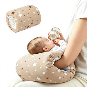 Almohada de <span class=keywords><strong>Lactancia</strong></span> para Bebés, Cojín de Apoyo para <span class=keywords><strong>Lactancia</strong></span> Materna y con Biberón, Almohada de Soporte Portátil para Bebés Recién Nacidos - Product Image 1