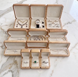 Wholesale Luxury Vintage Magnetic Wooden Jewelry Packaging <b>Box</b> <b>for</b> Necklaces <b>Bracelets</b> Pendants Rings High Quality - Product Image 6
