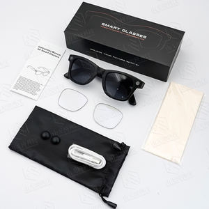 Sanvnet GS4 MAX 2025スマートメガネカメラ付きデュアルレンズサングラス8MP 4Kカメラ付きAIスマートメガネウェアラブルヘッドセット - Product Image 1