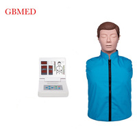 실시간 데이터 표시 기능이 있는 디지털 성인 심폐소생술 훈련 마네킹 (병원 및 학교 의료 교육용, 프린터 없음)
