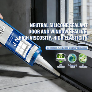 Waterproof Silicone Sealant for <b>Door</b> Window Construction for <b>Kitchen</b> Bathroom Marble <b>Curtain</b> Wall Glass Silicone Sealant - Product Image 2