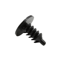 GL-326 Rivets automobiles en nylon noir à insertion fine, application universelle, certifiés ROHS, clips en forme de sapin et attaches à cliquet