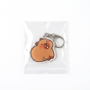 Llavero de acrílico personalizado HanXin con diseño de <span class=keywords><strong>marmota</strong></span> kawaii, accesorio bonito para bolso con forma de animal, regalo de papelería DIY, proveedor mayorista de fábrica - Product Image 5