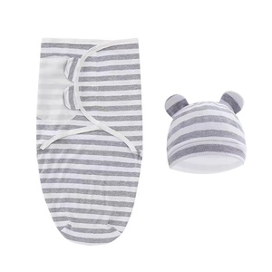 0 6 mois couverture <span class=keywords><strong>de</strong></span> sommeil pour bébé <span class=keywords><strong>sac</strong></span> <span class=keywords><strong>de</strong></span> <span class=keywords><strong>couchage</strong></span> pour nouveau-né enveloppe cocon emmaillotage avec chapeau - Product Image 3