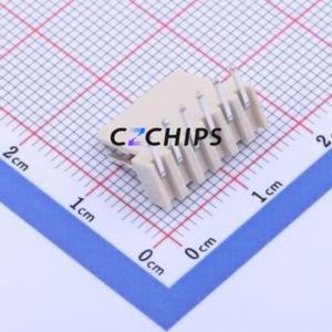 HC-2510-6AW Wire-to-Board Pin Header Bent Lead Through Hole,P=2.54mm Connector 1x6P 2.54mm Right Angle Insert 6P - Product Image 2
