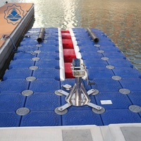 Fabrikpreis Schwimmender Kunststoff-Ponton Schwimmende Dock-Würfel Modularer Ponton für Boot- und Yachtauffangplätze