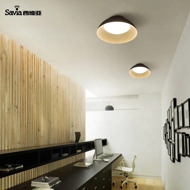 Savia 알루미늄 라운드 led 실내 조명 멀티 컬러 현대 홈 장식 철 천장 램프 거실