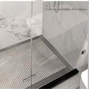 Amaxo Sàn thép không gỉ cống với Liner <span class=keywords><strong>Trap</strong></span> thiết kế hiện đại cho phòng tắm & Ngoài trời sử dụng chống ăn mòn - Product Image 3