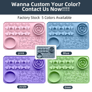 Comedero Lento de Silicona para Mascotas, Antideslizante, Reutilizable, Ecológico, Libre de BPA, Compatible con Mascotas, con Ventosas, Diseño de Flor - Product Image 5