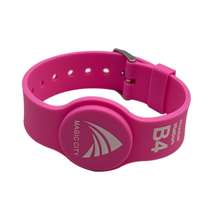 2025 mô hình mới nhất sinh thái thân thiện có thể điều chỉnh không thấm nước HF ntag 215 213 RFID QR <span class=keywords><strong>NFC</strong></span> Silicone dây đeo cổ tay - Product Image 1