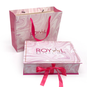 Caja de Lujo Rosa para Extensiones de Cabello, Empaque Personalizado <span class=keywords><strong>con</strong></span> Logotipo para Pelucas, Caja de Regalo Magnética Plegable de Cartón para Paquetes de Cabello <span class=keywords><strong>con</strong></span> Forro de Satén - Product Image 4