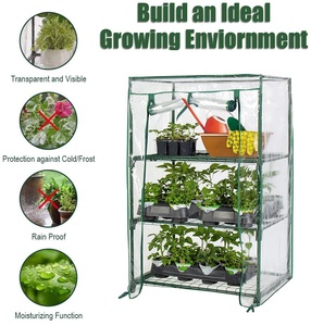 Vertak 3 niveaux balcon <span class=keywords><strong>serre</strong></span> kit protection solaire <span class=keywords><strong>mini</strong></span> domestique spectre complet croissance des plantes <span class=keywords><strong>lampe</strong></span> <span class=keywords><strong>serre</strong></span> - Product Image 6
