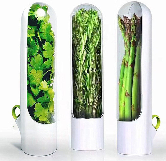 Premium Herb Saver Keep Cilantro Fresh Versatile Herb Keeper for Prolonging Freshness of All Herbs