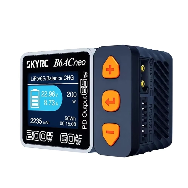 ZYSY )Skyrc B6ac Neo Smart Charger 60w 200w 10a Battery Balance For 1-6s Lipo Life Lilon Lihv 1-15s Nimh Nicd B6neo