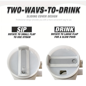 Vaso de Viaje Clásico Ecológico de Acero Inoxidable de Doble Pared Personalizado, 40 oz, con Asa y Pajita, Indicador de Temperatura, 6-12 - Product Image 2