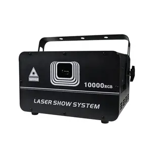 Free Shipping 1PCS Hot Sale Disco DJ Stage High Power RGB 10W Laser Light for Big Show Party Events