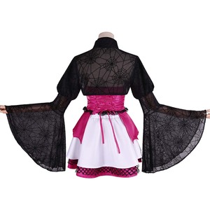 Costume de <span class=keywords><strong>vampire</strong></span> gothique pour <span class=keywords><strong>femme</strong></span>, robe corset ou perruque DONG-032 pour Halloween - Product Image 2