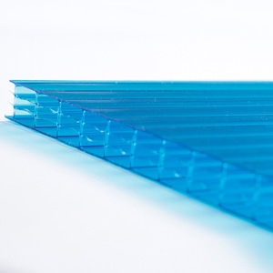 Hiện đại bốn-tường UV tráng màu <span class=keywords><strong>Polycarbonate</strong></span> tấm rỗng cho lợp Nhà Màu Xanh lá cây - Product Image 3