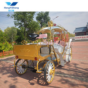 جميلة اليقطين الأميرة الحصان الملكي عربات التي تجرها الدواب اليقطين عربة الحصان 4 عجلات الكهربائية سندريلا الحصان عربات سعر جيد - Product Image 3