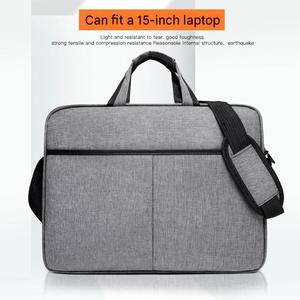 Sac à bandoulière en nylon imperméable pour ordinateur portable 15,6 pouces, sacoche de messagerie professionnelle grande capacité, sac à main léger pour homme, idéal pour les voyages en extérieur - Product Image 3