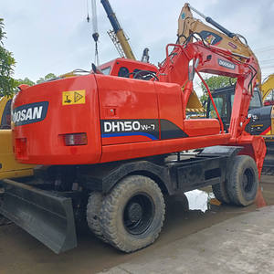 Super économique ! Excavatrice sur chenilles Doosan 150W-7 d'occasion, modèle 2018, 15 tonnes, godet de 0,75 m, machine lourde d'origine coréenne - Product Image 6