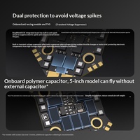 Contrôleur de vol UFlight Borg Mini F7 avec ESC O4 60A à branchement direct 2-6S pour mini drone