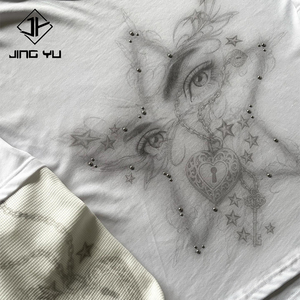 T-shirt Oversize Personalizzata con Stampa DTG, <span class=keywords><strong>Maglia</strong></span> <span class=keywords><strong>Termica</strong></span> Bianca a <span class=keywords><strong>Maniche</strong></span> <span class=keywords><strong>Lunghe</strong></span> per Uomo, T-shirt Oversize in <span class=keywords><strong>Maglia</strong></span> a Nido d'Ape a <span class=keywords><strong>Maniche</strong></span> <span class=keywords><strong>Lunghe</strong></span> - Product Image 5